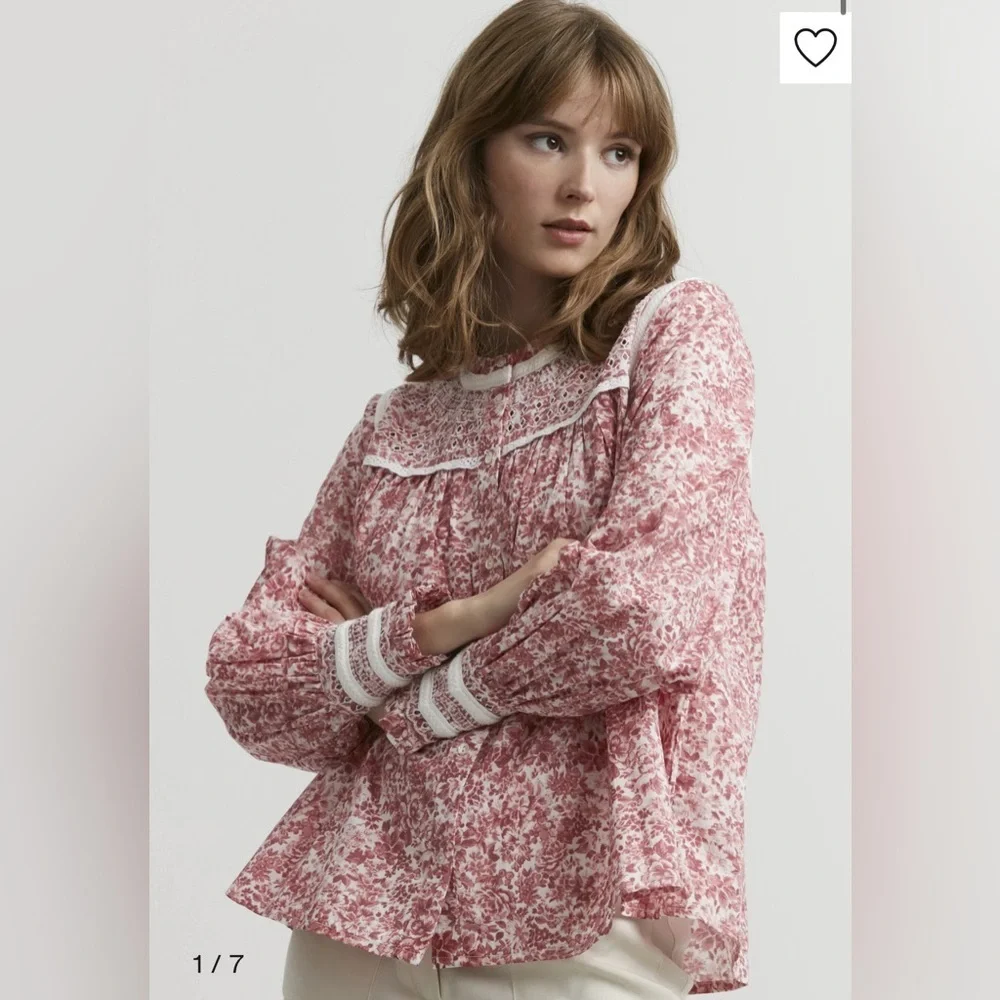 Atelier Rêve
IRAMELIE SH - Button-down blouse - cloud dancer size small - Picture 2 of 11